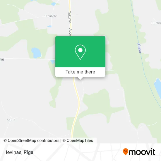 Ieviņas map