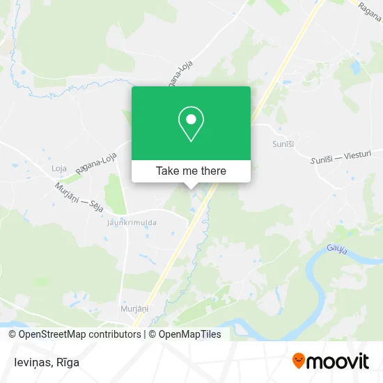 Ieviņas map