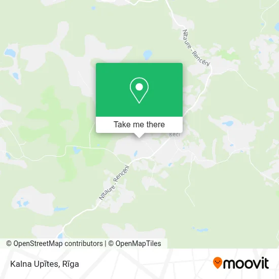 Kalna Upītes map
