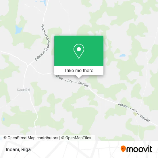 Indāni map