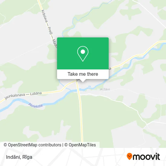 Indāni map