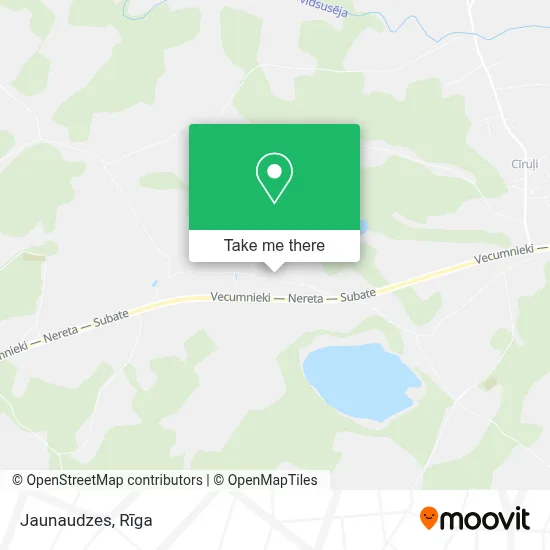 Jaunaudzes map