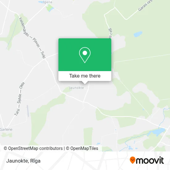 Jaunokte map