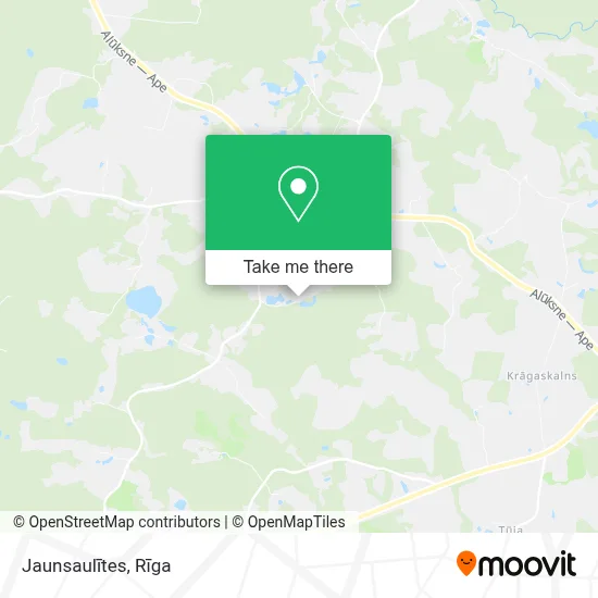 Jaunsaulītes map