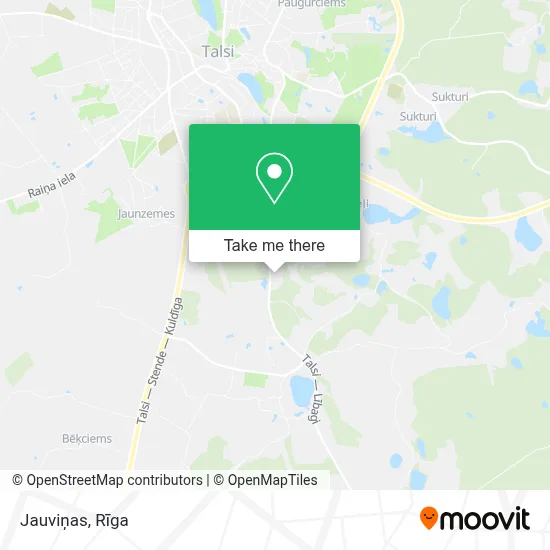 Jauviņas map