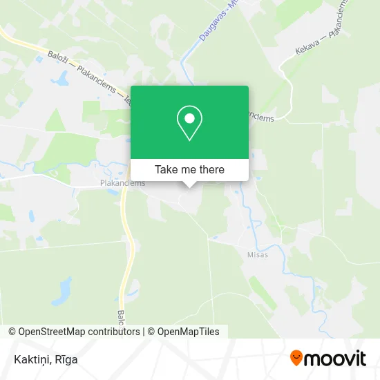 Kaktiņi map