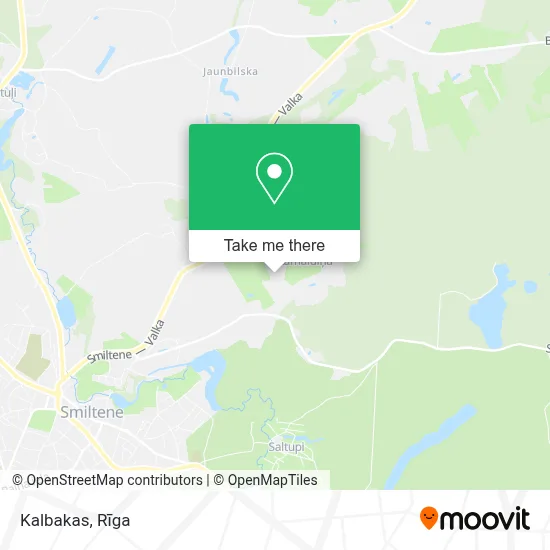Kalbakas map
