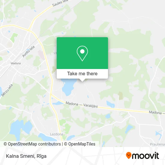 Kalna Smeni map