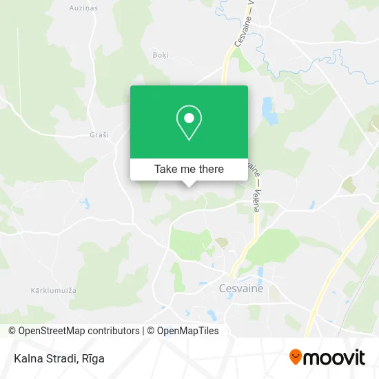 Kalna Stradi map