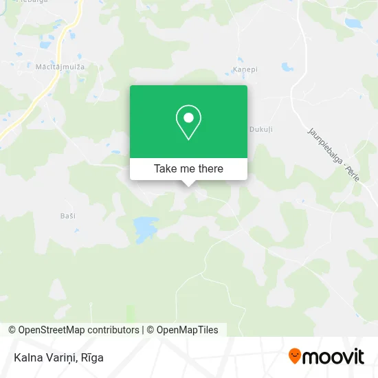 Kalna Variņi map
