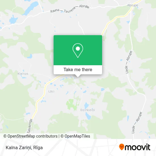 Kalna Zariņi map