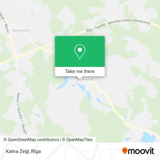 Kalna Zeģi map
