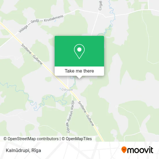 Kalnūdrupi map