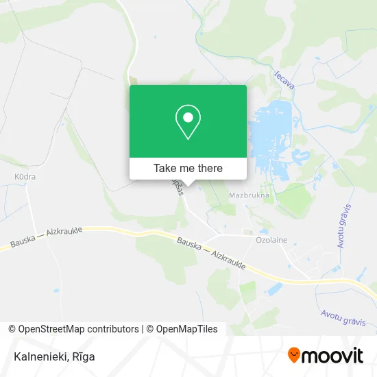 Kalnenieki map