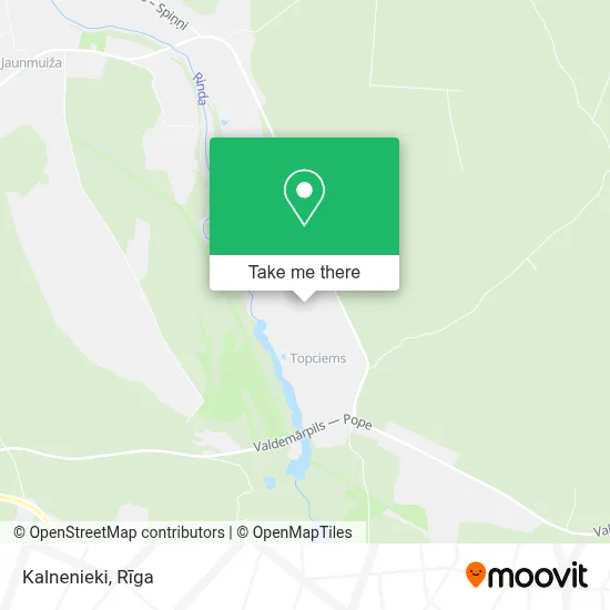 Kalnenieki map