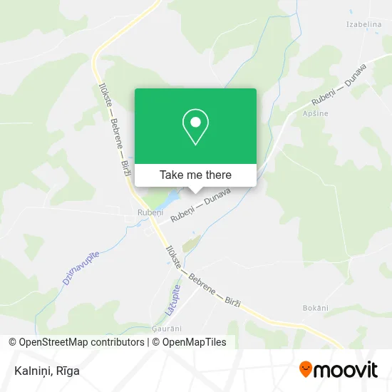 Kalniņi map
