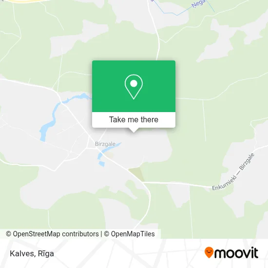 Kalves map