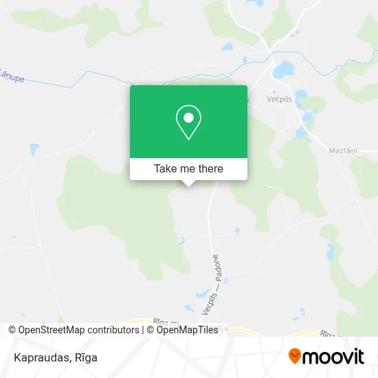 Kapraudas map