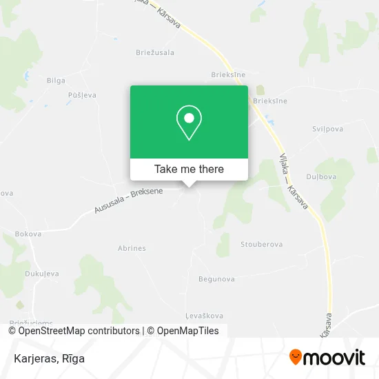 Karjeras map