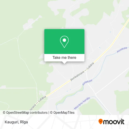Kauguri map