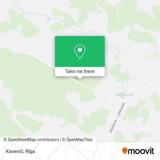 Kavenči map