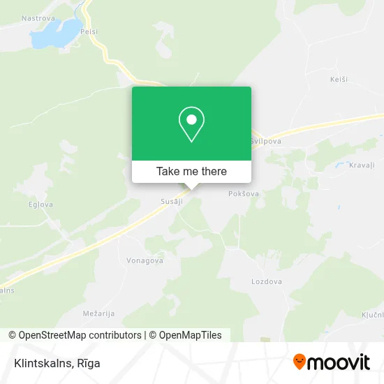 Klintskalns map