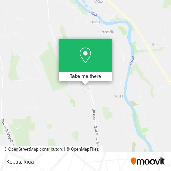 Kopas map