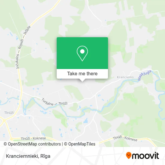 Kranciemnieki map