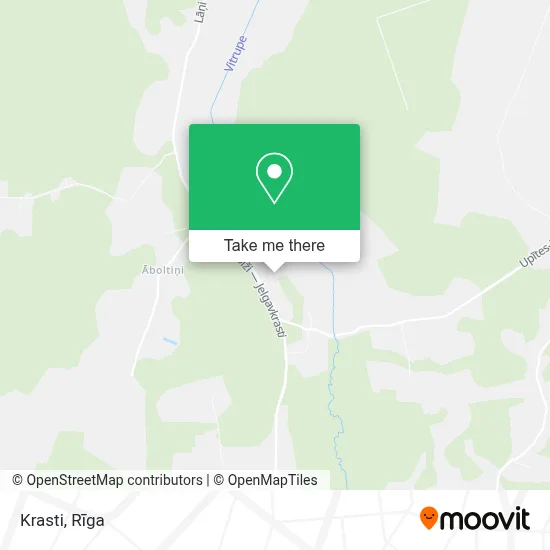 Krasti map