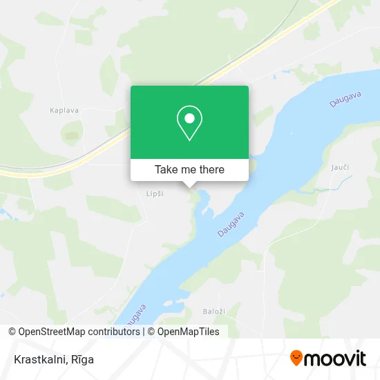 Krastkalni map