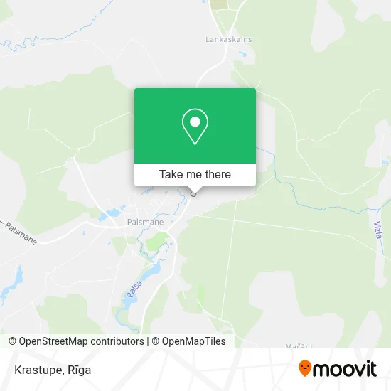 Krastupe map