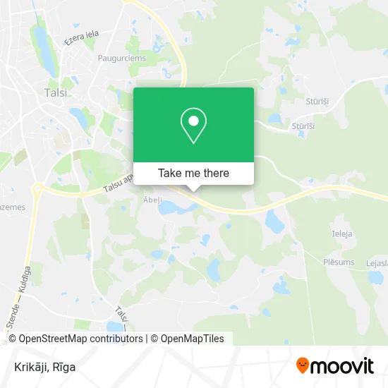 Krikāji map