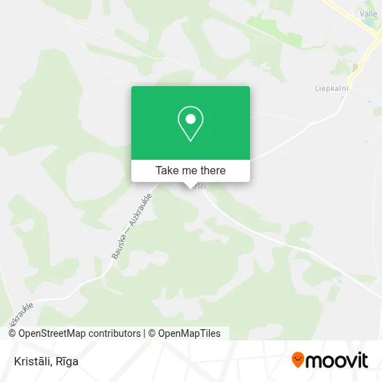 Kristāli map