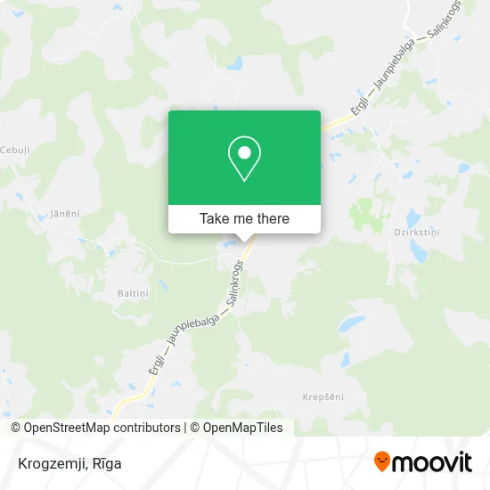 Krogzemji map