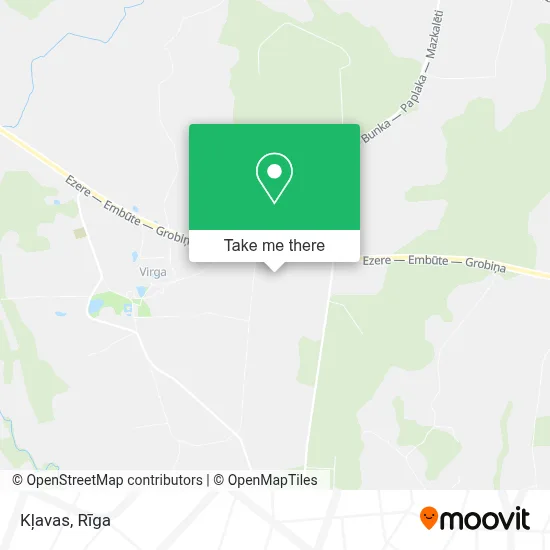 Kļavas map