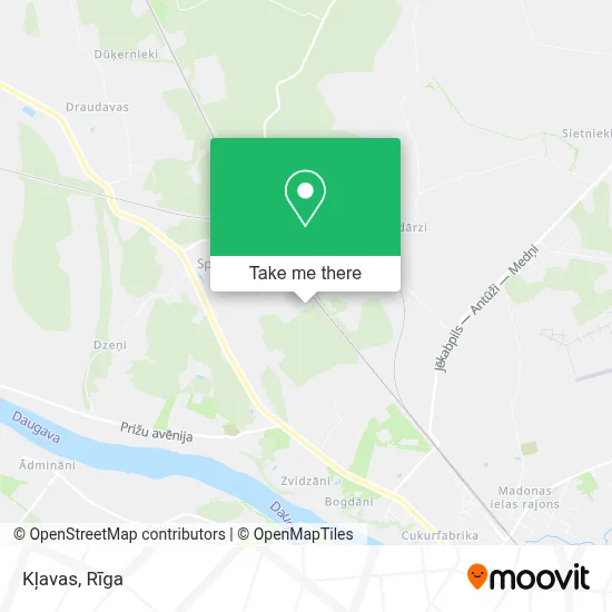 Kļavas map
