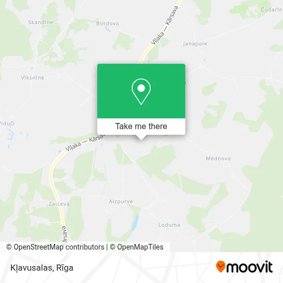 Kļavusalas map