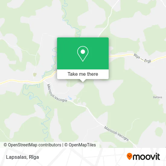 Lapsalas map