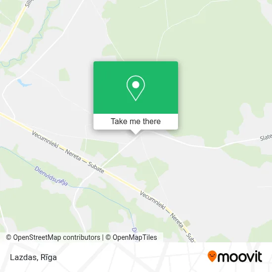 Lazdas map
