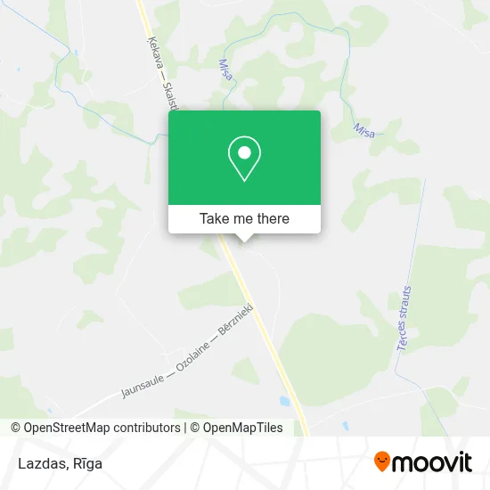 Lazdas map