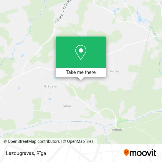 Lazdugravas map