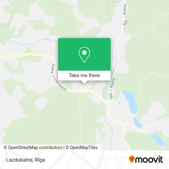 Lazdukalns map