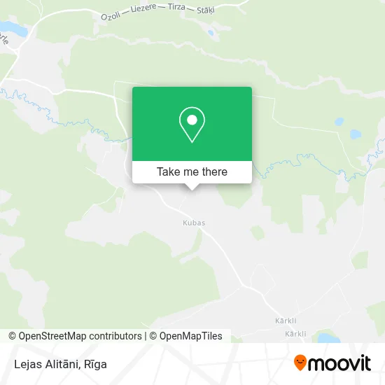 Lejas Alitāni map