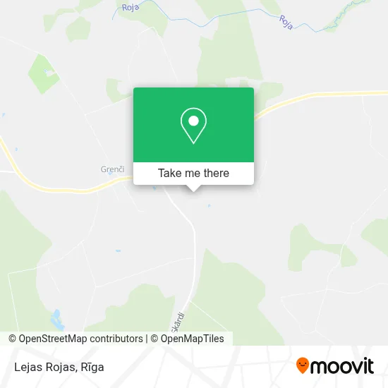 Lejas Rojas map
