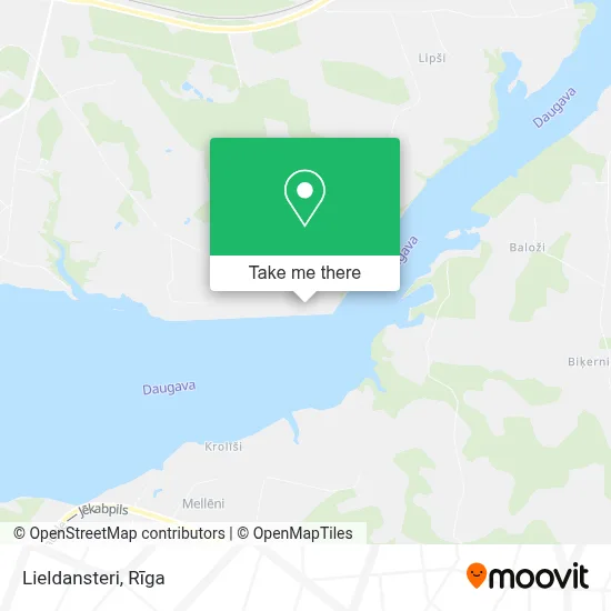 Lieldansteri map