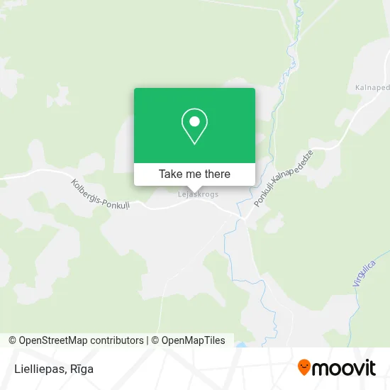 Lielliepas map