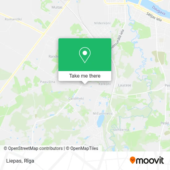 Liepas map