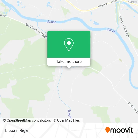 Liepas map