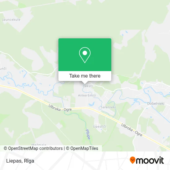 Liepas map