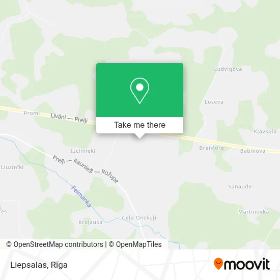 Liepsalas map